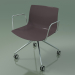 3d model Chair 2055 (4 castors, with armrests, LU1, polypropylene PO00404) - preview