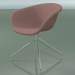 3d model Chair 4236 (on a flyover, rotating, with upholstery f-1221-c0614) - preview