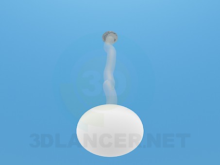 3d модель Светильник с круглым плафоном – превью 3d модель Светильник с круглым плафоном – превью