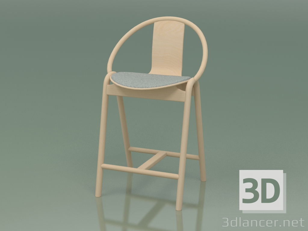 3D Modell Wieder Barhocker (313-006-niedriger) - Vorschau