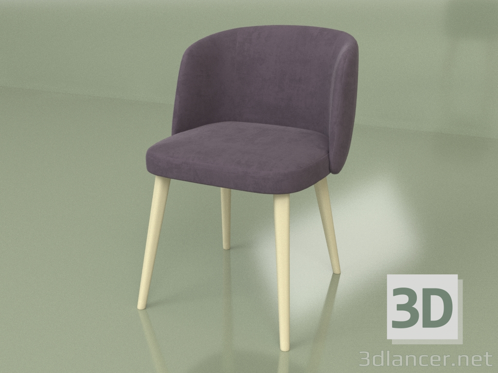 3D Modell Stuhl Mio (Elfenbein) - Vorschau