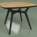3d model Dining table Lars Oak (black, 1000x1000) - preview