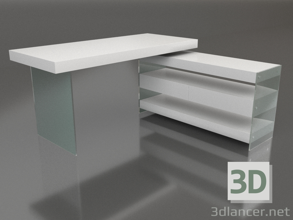 3d model Desk Attica (white) - preview