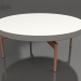 modèle 3D Table basse ronde Ø90x36 (Gris quartz, DEKTON Zenith) - preview