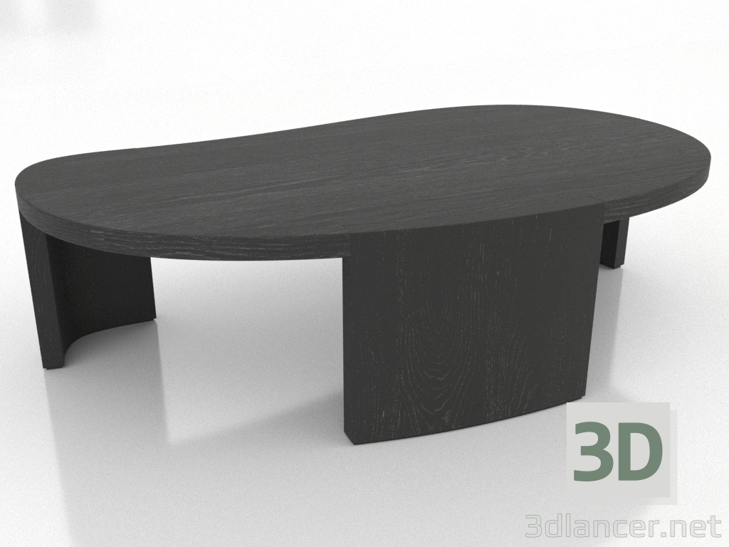 3d model Oval coffee table MANAS - preview 3d model Oval coffee table MANAS - preview