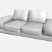 3d модель Двомісний диван Альбіноні Альбіноні 2 місний 250 – превью