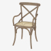 modèle 3D Une chaise à manger avec accoudoirs FARMHOUSE FAUTEUIL (8827.0202) - preview