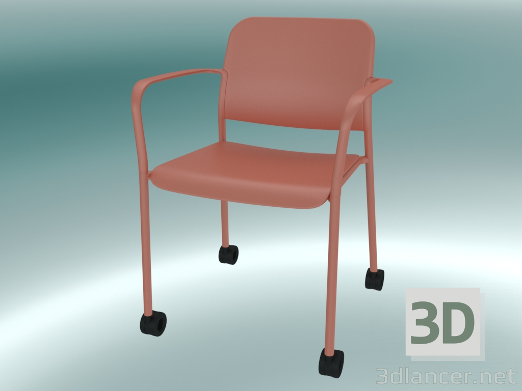 3D Modell Konferenzstuhl (522HC 2P) - Vorschau