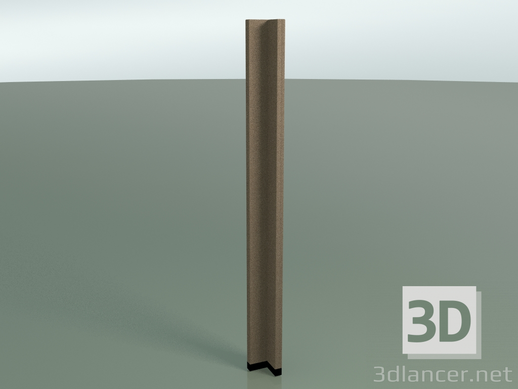 3D Modell Eckplatte 6417 (90 °, 167,5 x 13 cm, massiv) - Vorschau