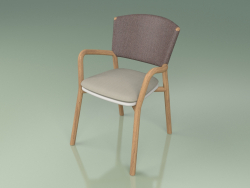 Крісло 061 (Brown, Polyurethane Resin Grey)
