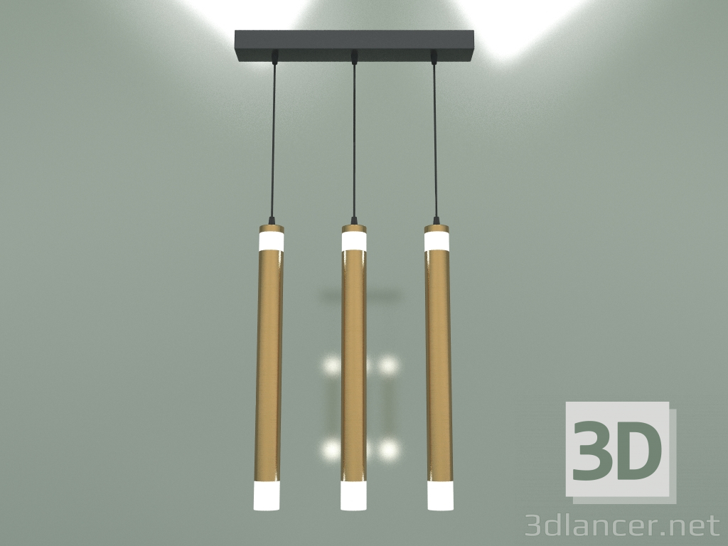3d модель Подвесной светильник 50133-3 LED (бронза) – превью