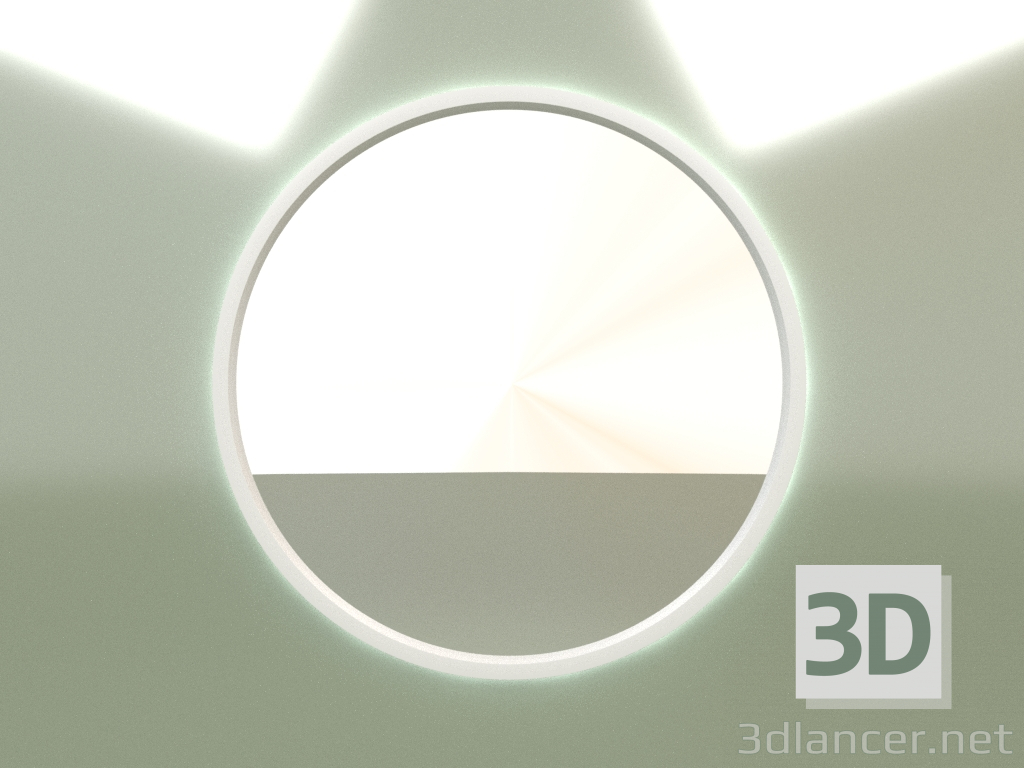 modello 3D Specchio CN 400 (Bianco) - anteprima