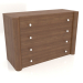 3d model Chest of drawers TM 021 (1210x480x810, wood brown light) - preview