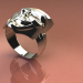 3d model Guy Fawkes ring - preview