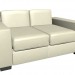 3d model Sofa double bed James - preview