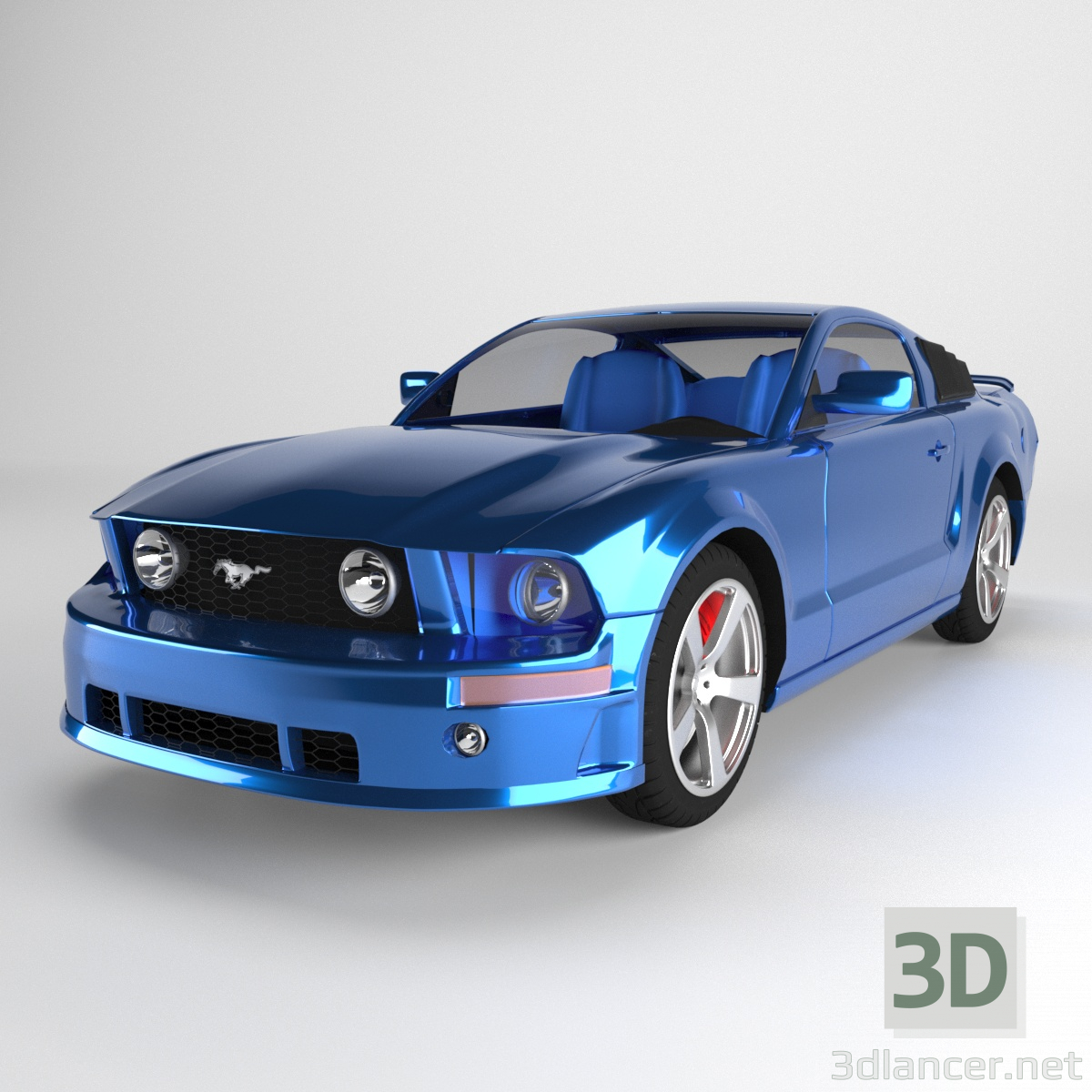 3d Ford Mustang model buy - render