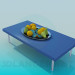 3d model A table with fruits - preview