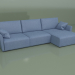 3d model Corner sofa Carisma - preview