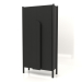 3d model Wardrobe with long handles W 01 (800x300x1600, wood black) - preview