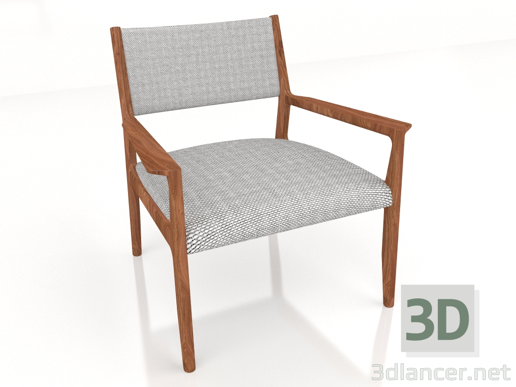 3 डी मॉडल कुर्सी लिसा - पूर्वावलोकन