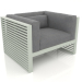 modèle 3D Chaise longue (Gris ciment) - preview
