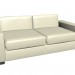 modello 3D Letto divano triplicare james - anteprima
