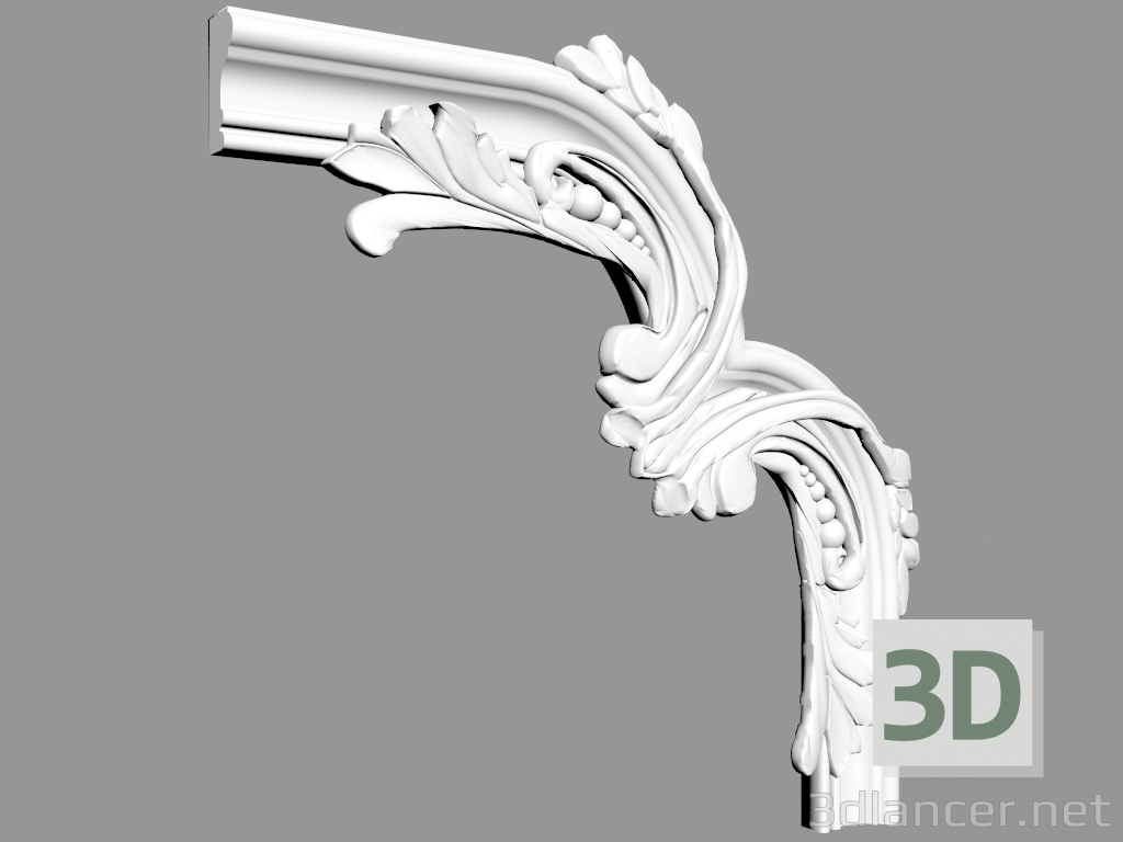 3D Modell Eckelement CF518-B - Vorschau