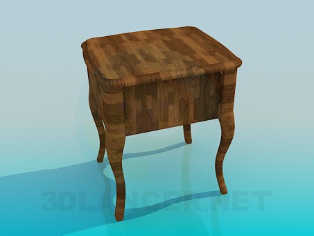 modelo 3D Mesa con almacenaje - escuchar modelo 3D Mesa con almacenaje - escuchar