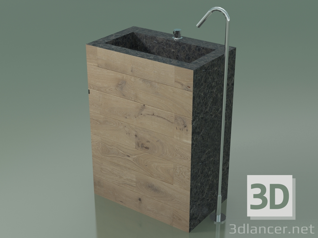 3D Modell Waschbecken (D06) - Vorschau