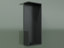 Vertical shelf (90U19002, Deep Nocturne C38, L 24, P 12, H 60 cm)