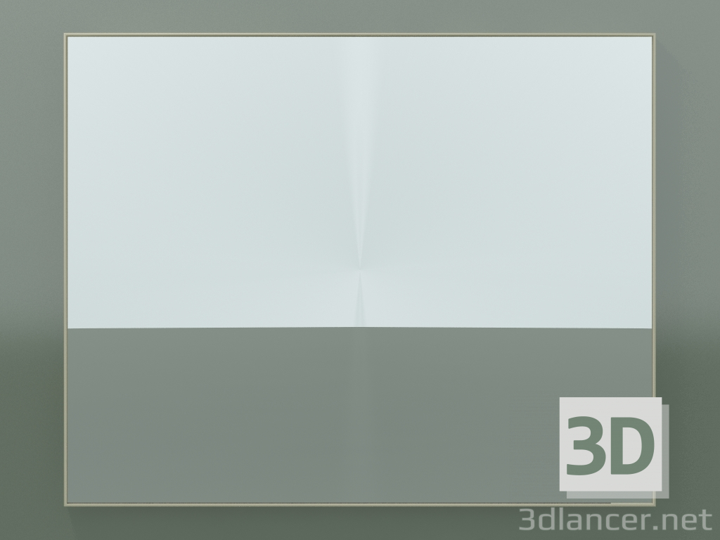modello 3D Specchio Rettangolo (8ATFD0001, Bone C39, Н 96, L 120 cm) - anteprima