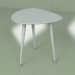 3d модель Приставний стіл Крапля монохром (світло-сірий) – превью