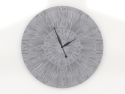 Reloj de pared TWINKLE (plata)