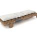 3d model Chaise longue (back lowered) - preview