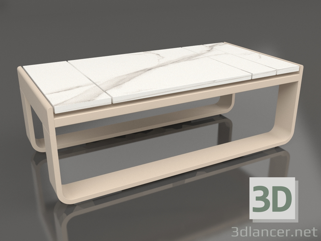 Modelo 3d Mesa lateral 35 (DEKTON Aura, Areia) - preview