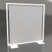3D Modell Bildschirmtrennwand 150x150 (Weiß) - Vorschau