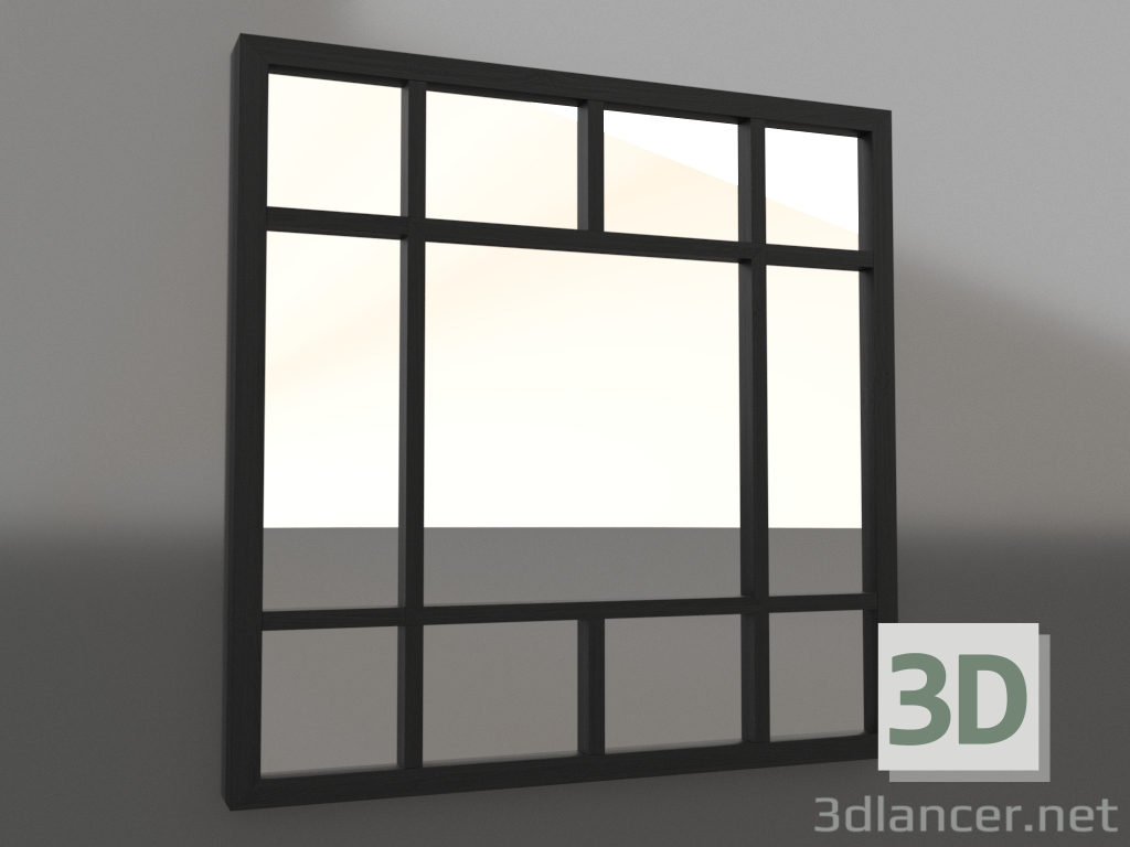 modèle 3D Miroir 1 (noir RAL 9005) - preview modèle 3D Miroir 1 (noir RAL 9005) - preview
