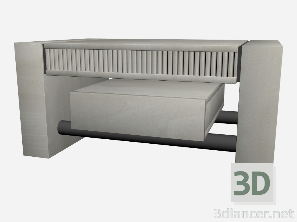 modello 3D Notte tavolo Ruthy 3 - anteprima