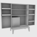 3d model Mueble bar UNIDAD DE BARRA GRANDEUR (210x57xH165) - vista previa