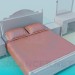 3d модель Набір в спальну – превью