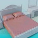 modèle 3D Situé dans la chambre à coucher - preview