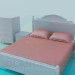 3d model Set in the bedroom - preview