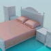 3D modeli Yatak odasında ayarla - önizleme