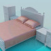 3d model Set in the bedroom - preview