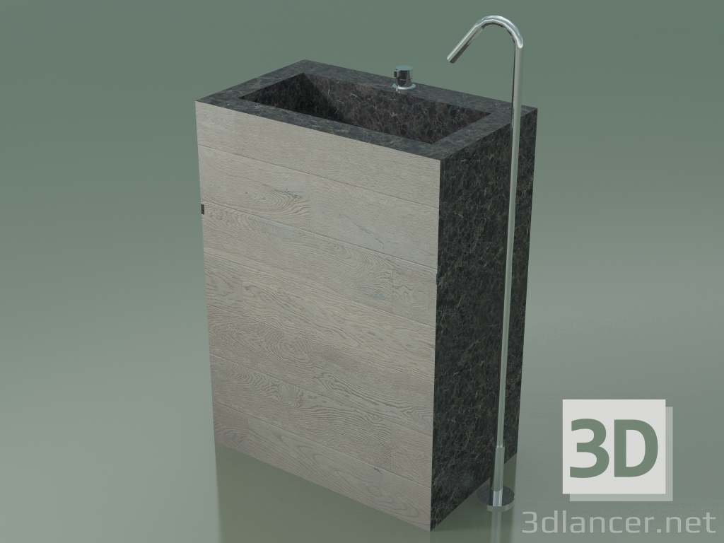 3D Modell Waschbecken (D09) - Vorschau