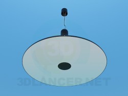 Flat and round lamp