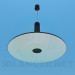 3d модель Плоская и круглая лампа – превью