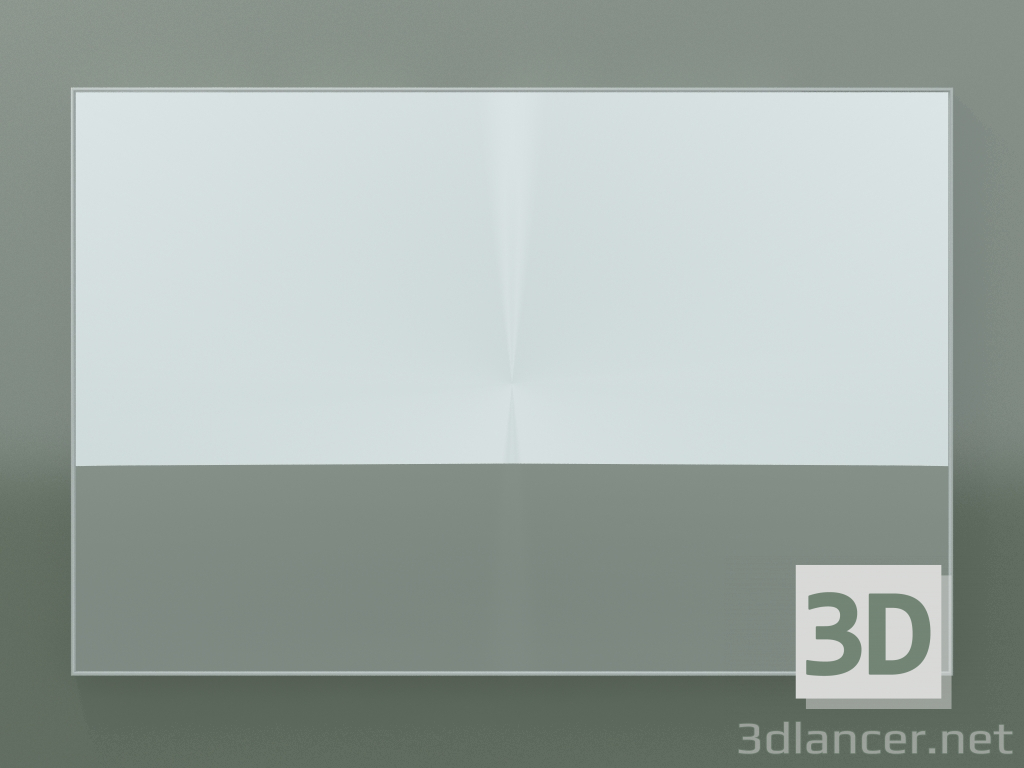 modello 3D Specchio Rettangolo (8ATGD0001, Glacier White C01, Н 96, L 144 cm) - anteprima