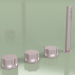 3D modeli Üç delikli batarya ve el duşlu hidro-progresif batarya (17 99, VEYA) - önizleme
