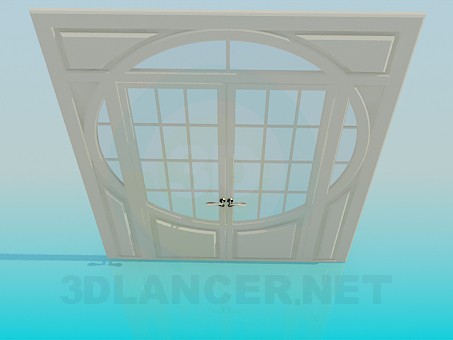modelo 3D Puerta doble - escuchar modelo 3D Puerta doble - escuchar